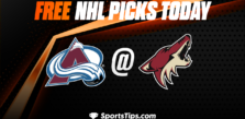 Free NHL Picks Today: Arizona Coyotes vs Colorado Avalanche 12/27/22