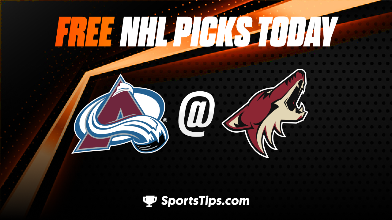 Free NHL Picks Today: Arizona Coyotes vs Colorado Avalanche 12/27/22