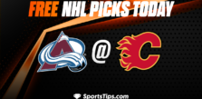 Free NHL Picks Today: Calgary Flames vs Colorado Avalanche 1/18/23