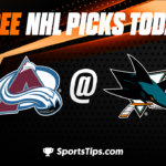 Free NHL Picks Today: San Jose Sharks vs Colorado Avalanche 4/6/23