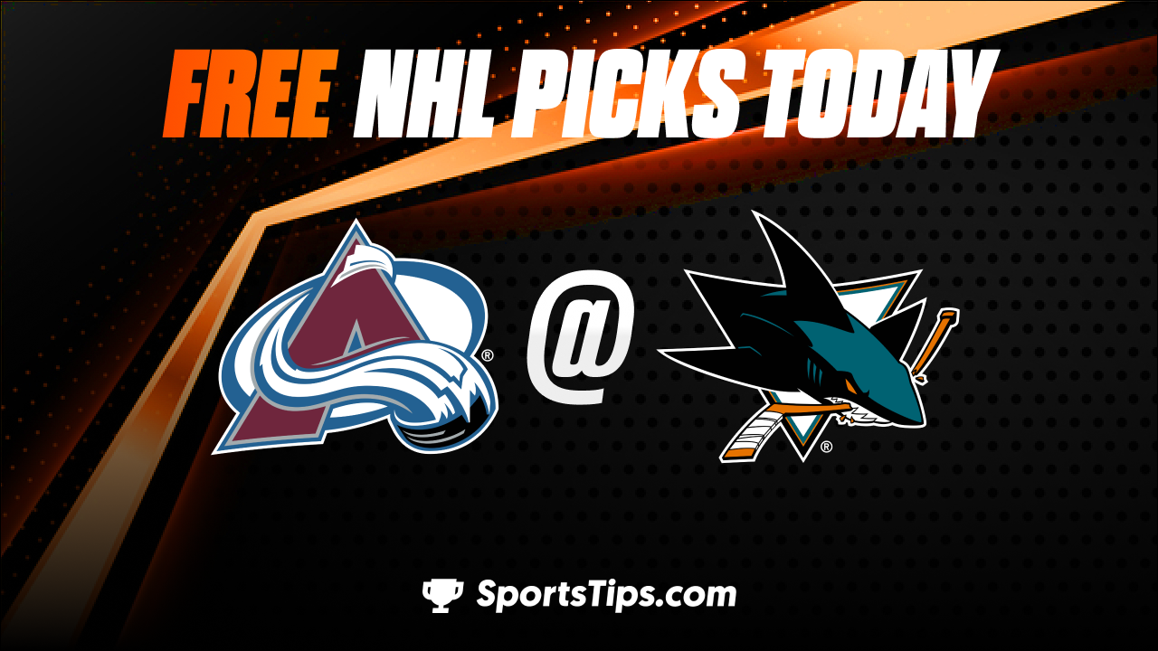 Free NHL Picks Today: San Jose Sharks vs Colorado Avalanche 4/6/23