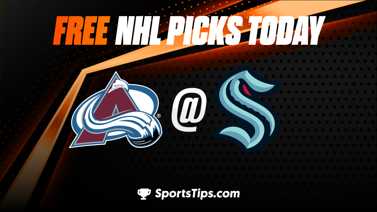 Free NHL Picks Today For Round 1: Seattle Kraken vs Colorado Avalanche 4/24/23
