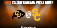 Free College Football Picks Today: Southern California Trojans vs Colorado Buffaloes 11/11/22