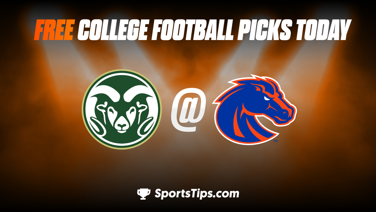 Free College Football Picks Today: Boise State Broncos vs Colorado State Rams 10/29/22