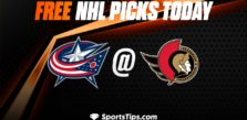 Free NHL Picks Today: Ottawa Senators vs Columbus Blue Jackets 1/3/23