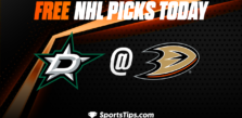 Free NHL Picks Today: Anaheim Ducks vs Dallas Stars 1/4/23