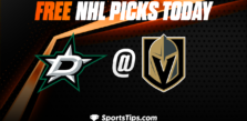 Free NHL Picks Today For Western Conference Finals Game One: Vegas Golden Knights vs Dallas Stars 5/19/23