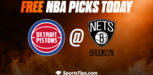 Free NBA Picks Today: Brooklyn Nets vs Detroit Pistons 1/26/23