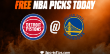 Free NBA Picks Today: Golden State Warriors vs Detroit Pistons 1/4/23