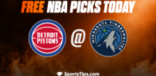 Free NBA Picks Today: Minnesota Timberwolves vs Detroit Pistons 12/31/22