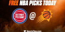 Free NBA Picks Today: Phoenix Suns vs Detroit Pistons 11/25/22