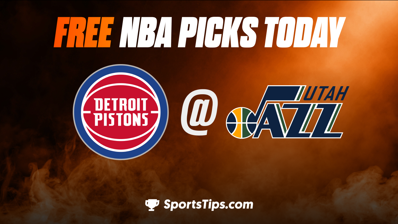 Free NBA Picks Today: Utah Jazz vs Detroit Pistons 11/23/22