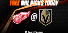 Free NHL Picks Today: Vegas Golden Knights vs Detroit Red Wings 1/19/23