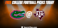 Free College Football Picks Today: Texas A&M Aggies vs Florida Gators 11/5/22