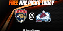 Free NHL Picks Today: Colorado Avalanche vs Florida Panthers 1/10/23