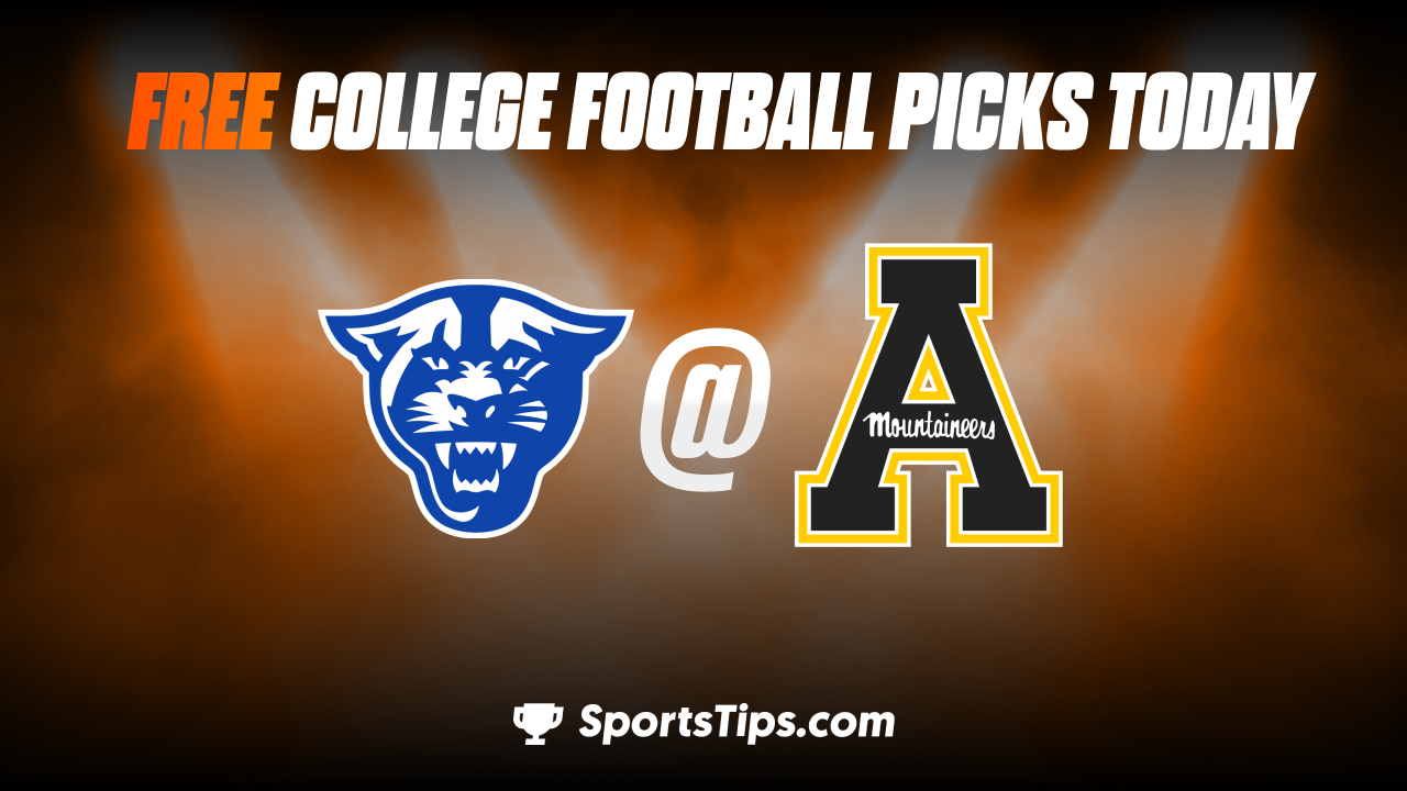 Free College Football Picks Today: Appalachian State Mountaineers vs Georgia State Panthers 10/19/22