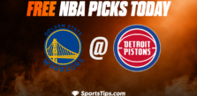Free NBA Picks Today: Detroit Pistons vs Golden State Warriors 10/30/22