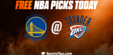 Free NBA Picks Today: Oklahoma City Thunder vs Golden State Warriors 1/30/23