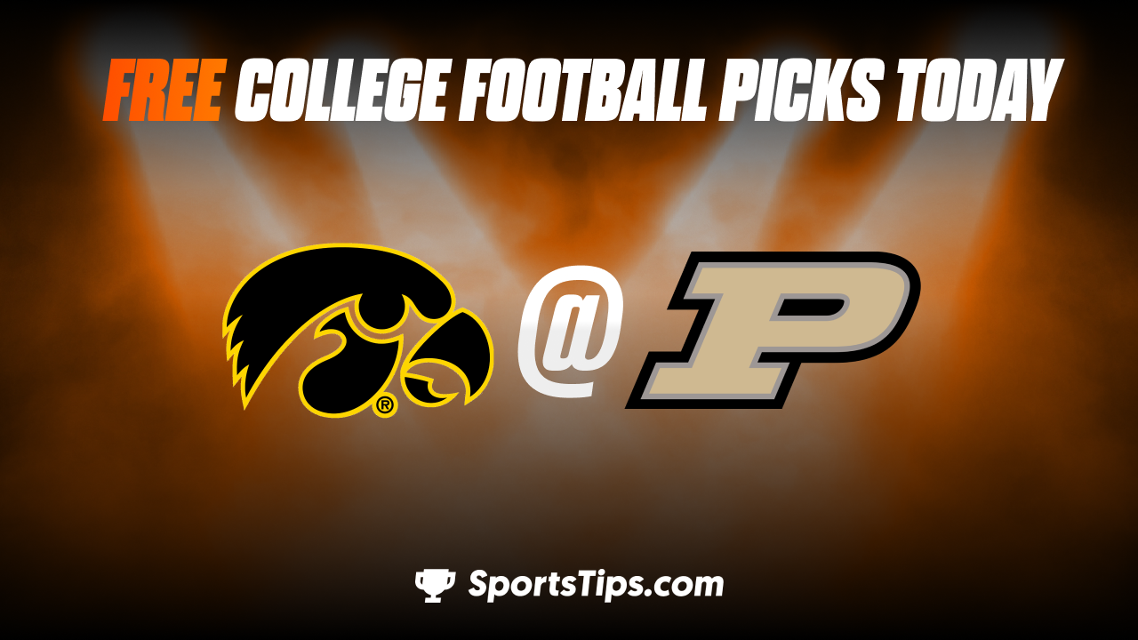 Free College Football Picks Today: Purdue Boilermakers vs Iowa Hawkeyes 11/5/22