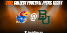 Free College Football Picks Today: Baylor University Bears vs Kansas Jayhawks 10/22/22