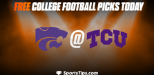 Free College Football Picks Today: Texas Christian Horned Frogs vs Kansas State Wildcats 10/22/22