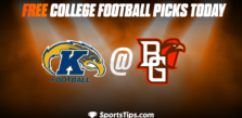 Free College Football Picks Today: Bowling Green Falcons vs Kent State Golden Flashes 11/9/22