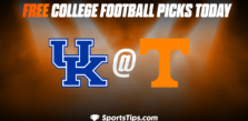 Free College Football Picks Today: Tennessee Volunteers vs Kentucky Wildcats 10/29/22