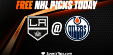 Free NHL Picks Today For Round 1: Edmonton Oilers vs Los Angeles Kings 4/25/23