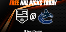 Free NHL Picks Today: Vancouver Canucks vs Los Angeles Kings 4/2/23