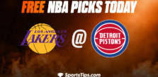 Free NBA Picks Today: Detroit Pistons vs Los Angeles Lakers 12/11/22