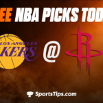 Free NBA Picks Today: Houston Rockets vs Los Angeles Lakers 4/2/23