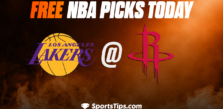 Free NBA Picks Today: Houston Rockets vs Los Angeles Lakers 3/15/23