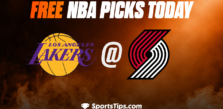 Free NBA Picks Today: Portland Trail Blazers vs Los Angeles Lakers 1/22/23