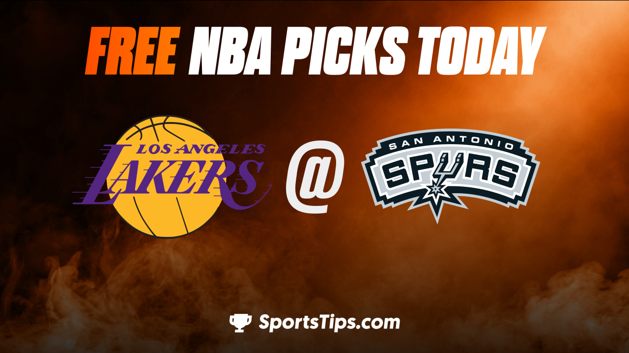 Free NBA Picks Today: San Antonio Spurs vs Los Angeles Lakers 11/26/22
