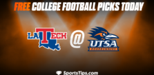 Free College Football Picks Today: University of Texas at San Antonio Roadrunners vs Louisiana Tech Bulldogs 11/12/22