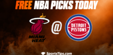 Free NBA Picks Today: Detroit Pistons vs Miami Heat 4/4/23