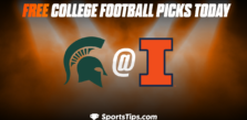 Free College Football Picks Today: Illinois Fighting Illini vs Michigan State Spartans 11/5/22