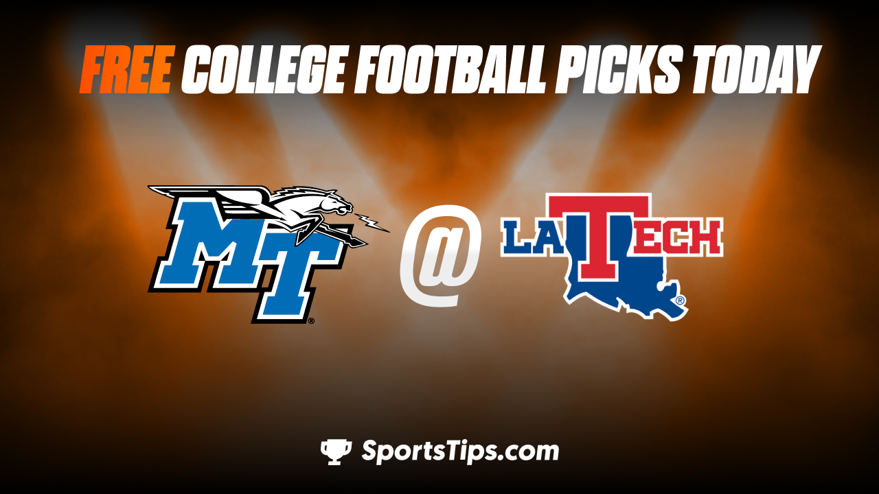 Free College Football Picks Today: Louisiana Tech Bulldogs vs Middle Tennessee State Blue Raiders 11/5/22