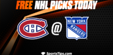 Free NHL Picks Today: New York Rangers vs Montreal Canadiens 1/15/23