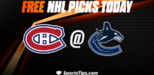 Free NHL Picks Today: Vancouver Canucks vs Montreal Canadiens 12/5/22