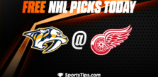 Free NHL Picks Today: Detroit Red Wings vs Nashville Predators 11/23/22