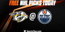 Free NHL Picks Today: Edmonton Oilers vs Nashville Predators 11/1/22