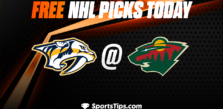 Free NHL Picks Today: Minnesota Wild vs Nashville Predators 2/19/23