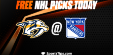 Free NHL Picks Today: New York Rangers vs Nashville Predators 3/19/23