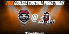 Free College Football Picks Today: New Mexico State Aggies vs New Mexico Lobos 10/15/22