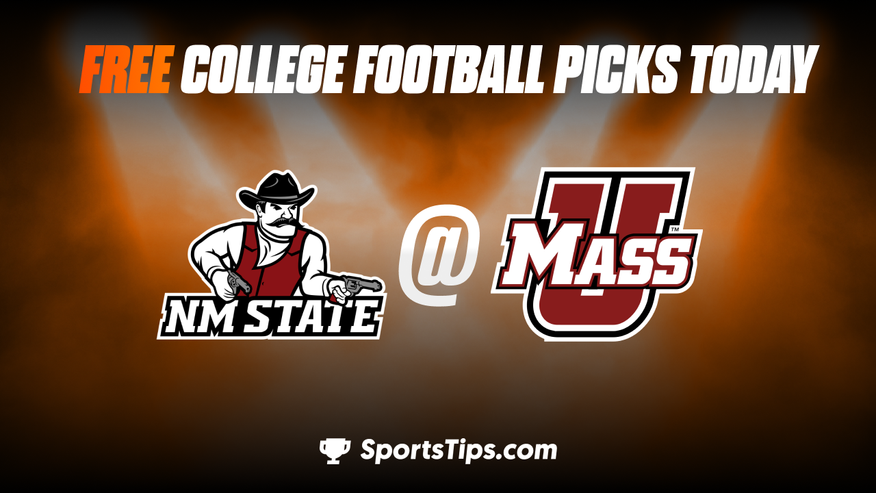 Free College Football Picks Today: Massachusetts Minutemen vs New Mexico State Aggies 10/29/22