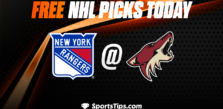 Free NHL Picks Today: Arizona Coyotes vs New York Rangers 10/30/22