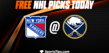 Free NHL Picks Today: Buffalo Sabres vs New York Rangers 3/31/23