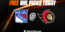 Free NHL Picks Today: Ottawa Senators vs New York Rangers 11/30/22
