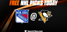 Free NHL Picks Today: Pittsburgh Penguins vs New York Rangers 12/20/22